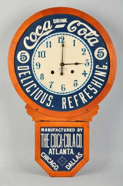 Appraisal: Baird Coca-Cola Clock Circa to This is an overall restoration