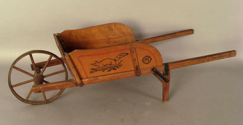 Appraisal: Child's wheelbarrow by Paris Mfg Co South Paris ME l