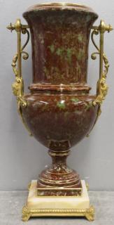 Appraisal: Victorian Bronze Mounted Porcelain Urn Good size and great quality