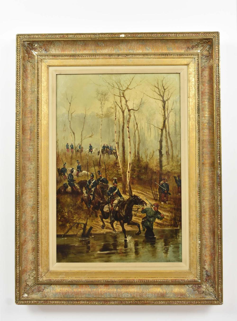 Appraisal: ALPHONSE DE NEUVILLE FRENCH - Prussian Soldiers Signed A de