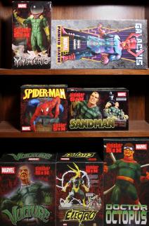 Appraisal: lot of Three shelves of Marvel comics large scale statues