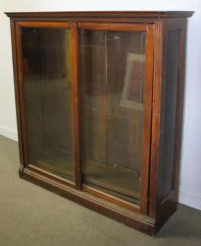 Appraisal: Victorian Mahogany Sliding Door Bookcase From a Bronxville NY estate