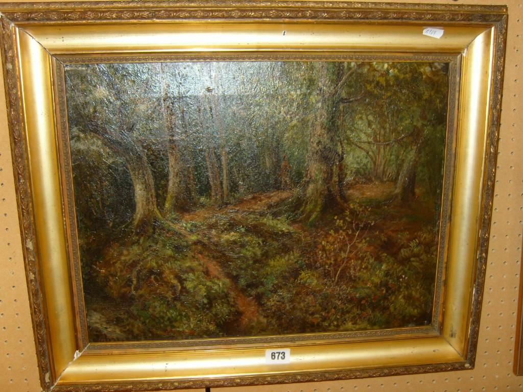 Appraisal: A late th century oil painting on canvas of a