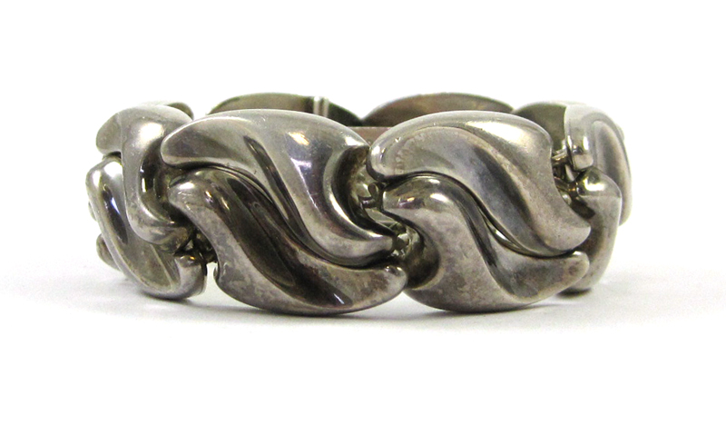 Appraisal: MEXICAN STERLING SILVER BRACELET Antonio Pineda Taxco circa The bracelet