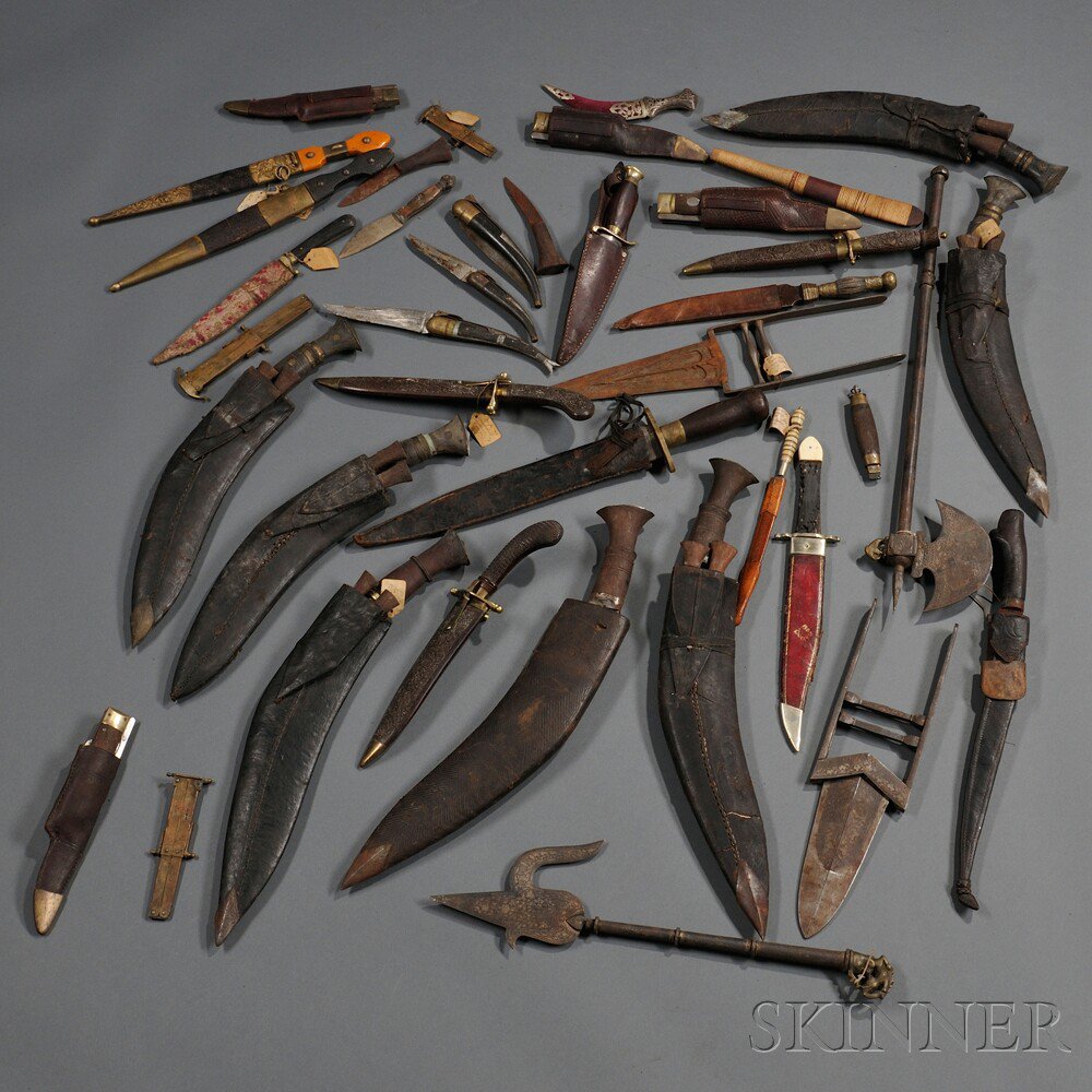 Appraisal: Group of Daggers and Knives c th th century group