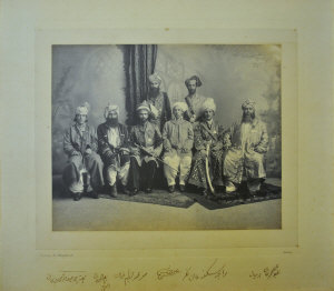 Appraisal: A th century photographic portrait by Bourne Shepherd India of