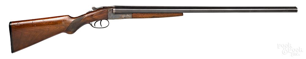 Appraisal: Hunter Arms Fulton double barrel shotgun Hunter Arms Fulton side