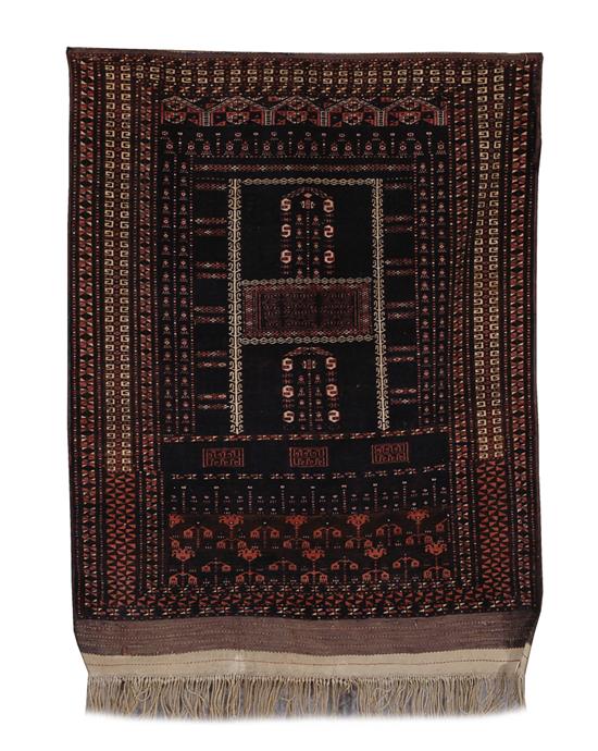 Appraisal: Afghan Yamoud carpet circa ' x ' Provenance Estate of