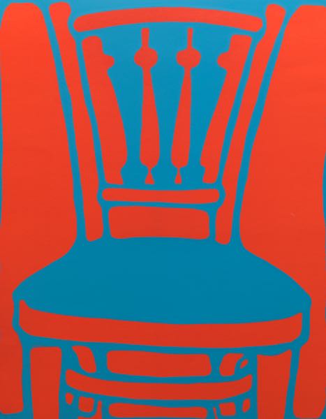 Appraisal: CLAYTON POND AMERICAN B x The Other Chair Screenprint in