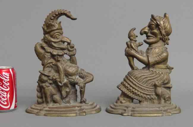 Appraisal: Punch and Judy doorstops '' Ht