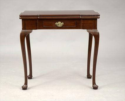 Appraisal: George II-Style Mahogany Games Table x x in in open