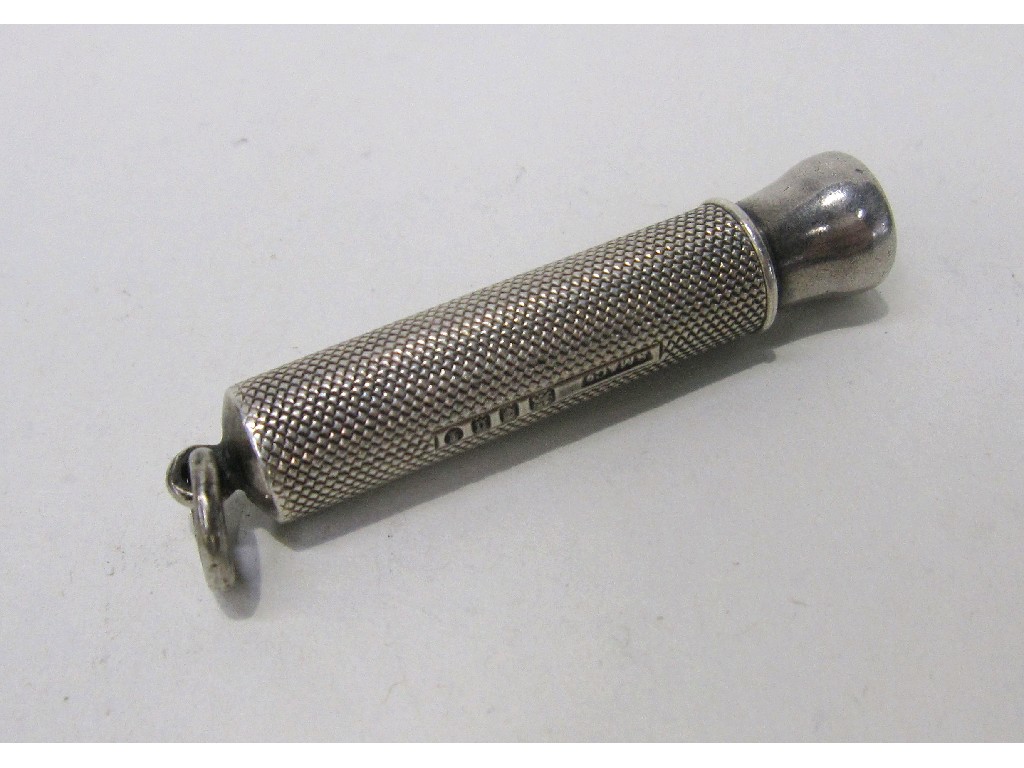 Appraisal: Silver cigar piercer London