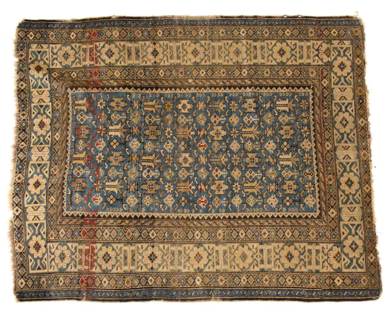 Appraisal: Antique Shirvan rug approx x Caucasus circa Condition Ends reduced