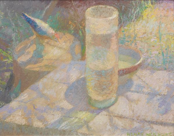 Appraisal: HENRY HENSCHE AMERICAN - x Summer Light Still Life oil