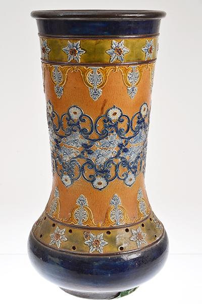 Appraisal: A DOULTON LAMBETH STONEWARE UMBRELLA STAND