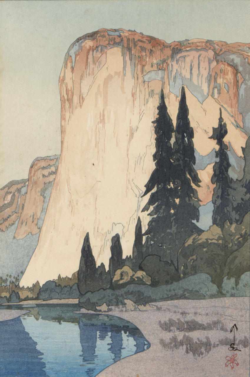 Appraisal: Yoshida Hiroshi Japanese - El Capitan in Yosemite from United