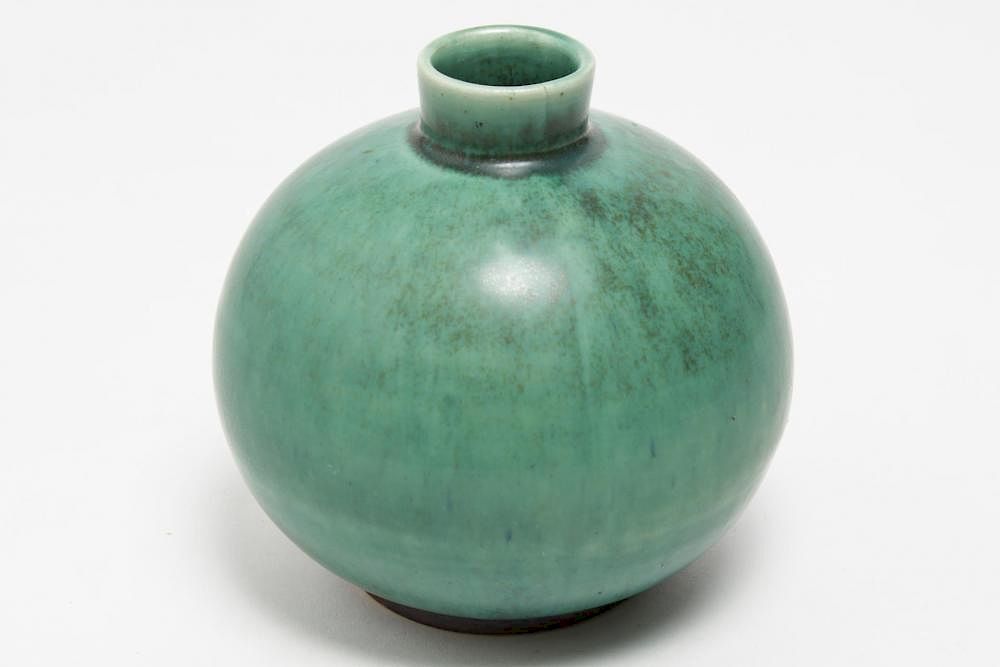 Appraisal: Eva Staehr Nielsen for Saxbo Denmark Pottery Vase Danish Modern