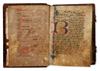 Appraisal: MANUSCRIPT Noted Ferial Psalter and hymnal liturgical manuscript in latin