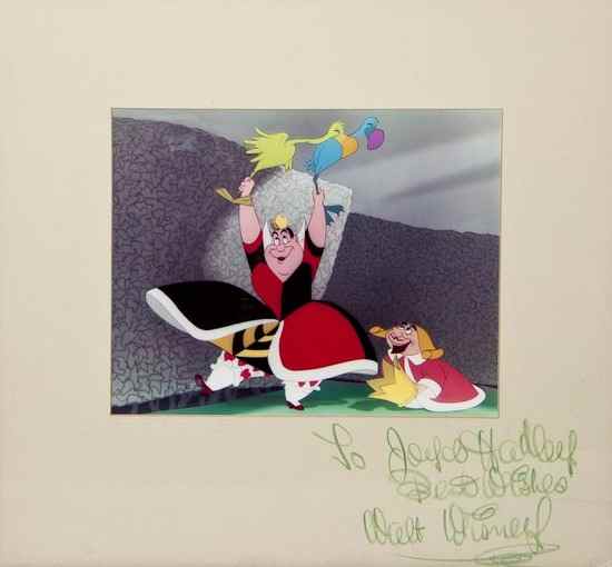 Appraisal: Disney Walt The King and Queen of Hearts at the