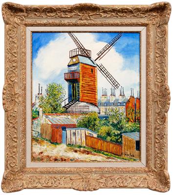 Appraisal: Elisee Maclet painting French - quot Le Moulin de la