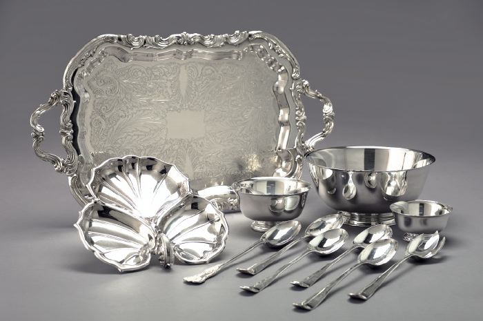 Appraisal: Interesting Twelve-Piece Collection of Silverplate comprising an F B Rogers