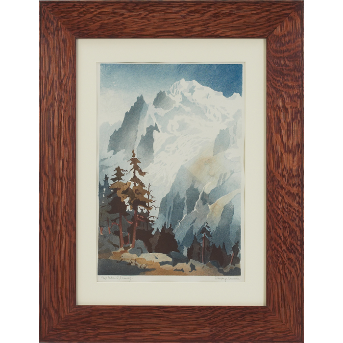 Appraisal: James Alphege Brewer British early th century ''Mt Blanc France