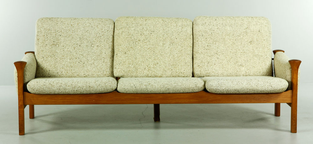 Appraisal: - Modern Italian Sofa Modern Italian sofa designer unidentified sculpted