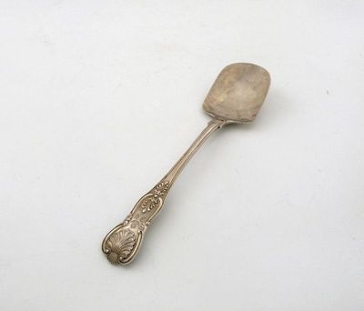 Appraisal: A William IV silver King's pattern ice cream spade the