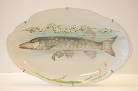 Appraisal: BAVARIA PORCELAIN FISH PLATTER