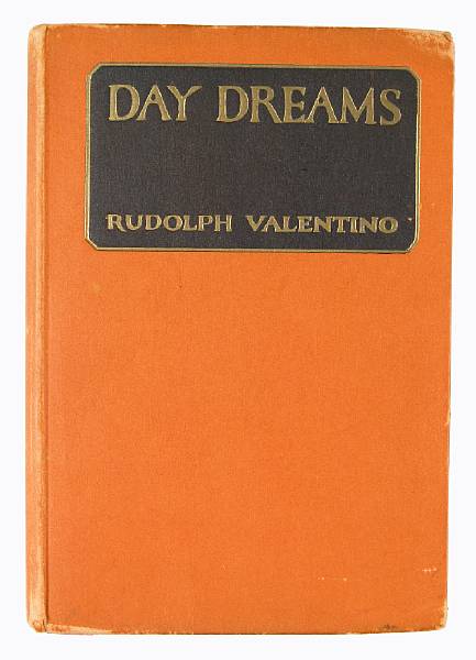 Appraisal: A Rudolph Valentino book titled Day Dreams A rare first