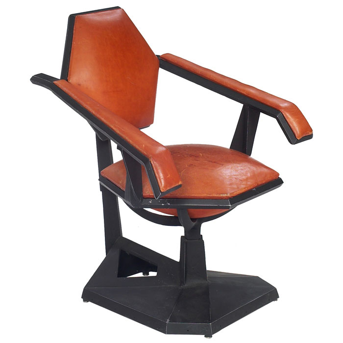 Appraisal: Important Frank Lloyd Wright chair designed for Price Tower Bartlesville