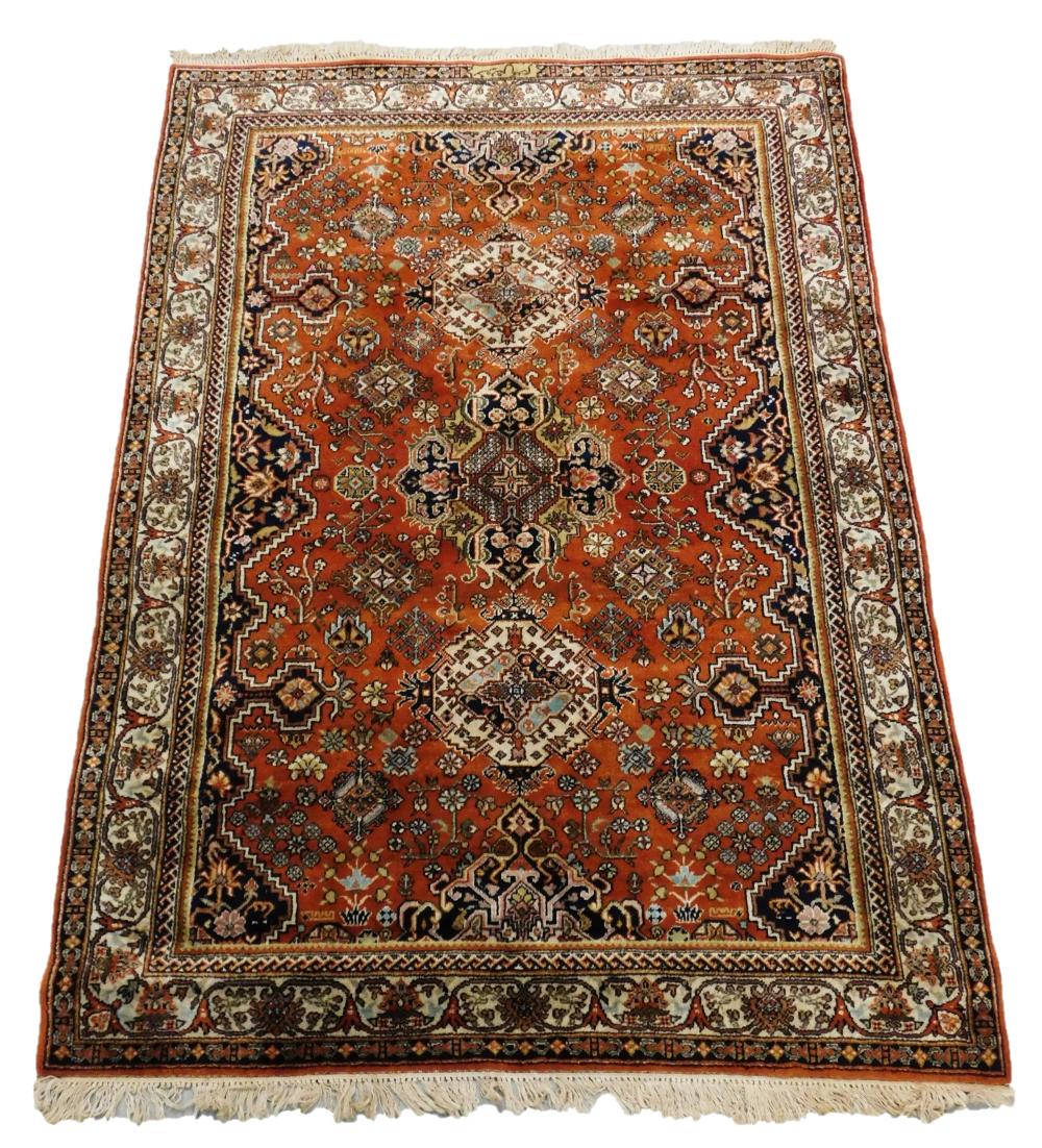 Appraisal: RUG Modern Heriz style ' x ' wool on cotton