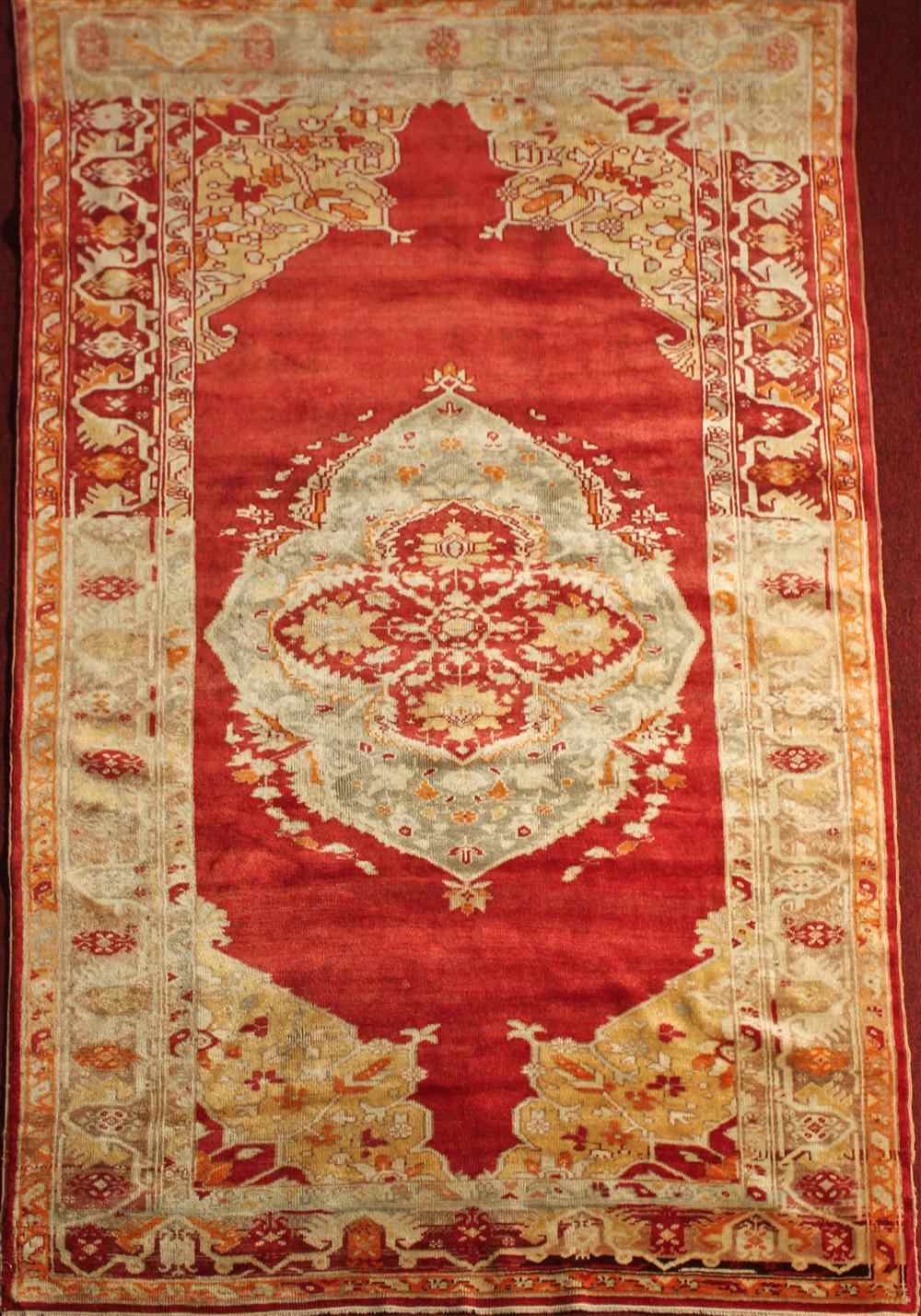 Appraisal: OUSHAK RUG approx ' '' x ' '' retail tag