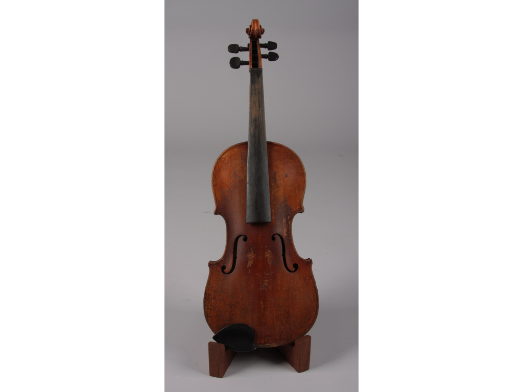 Appraisal: Vintage Jacob Steiner Copy Violin ca early th c one-piece