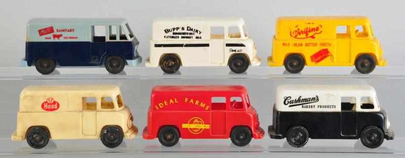 Appraisal: Lot of Assorted Toy Truck Savings Banks Circa s Plastic