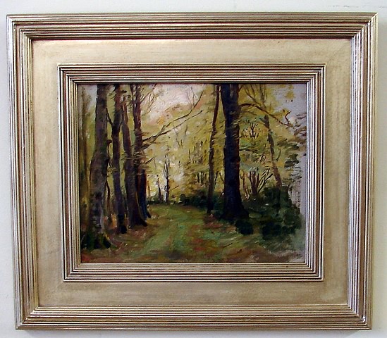 Appraisal: New Forest oil on canvas x signed with estate stamp