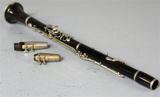 Appraisal: Crampon Co Paris rosewood clarinet