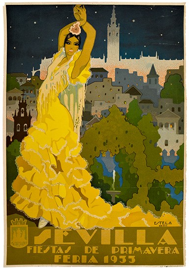 Appraisal: VARIOUS ARTISTS SEVILLA Group of posters - Sizes vary each