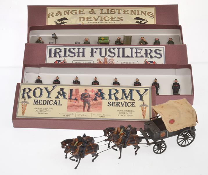 Appraisal: X SETS OF BRITAINS INCLUDING ROYAL IRISH FUSILIERS-TOUCH UPS RANGE