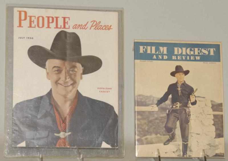 Appraisal: Lot of Hopalong Cassidy Magazines Newspapers Vintage Includes one People