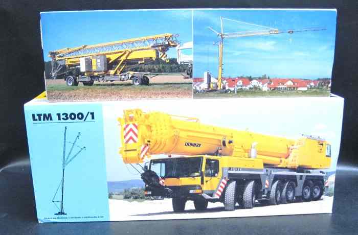 Appraisal: TWO DIECAST SCALE MODEL LIEBHERR CRANES Conrad model LTM mobile