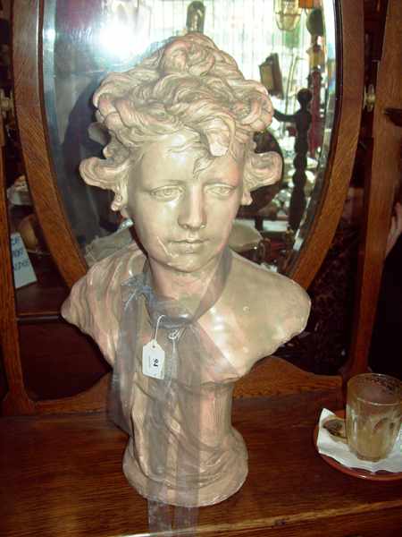 Appraisal: A VICTORIAN STYLE TERRACOTTA BUST