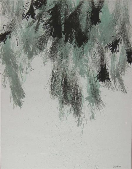 Appraisal: PATRICK SCOTT IRISH B HANGING BRANCHES SERIES E Signed and