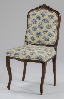 Appraisal: French Provincial side chair h French Provincial style side chair