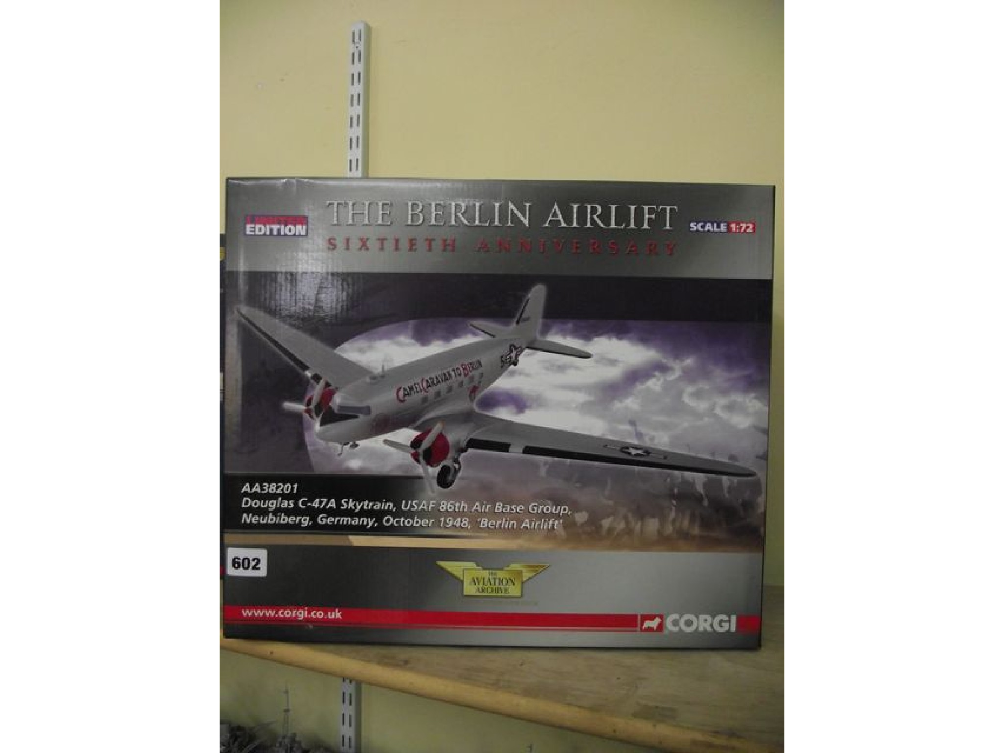 Appraisal: A boxed limited edition detailed diecast model of a AA