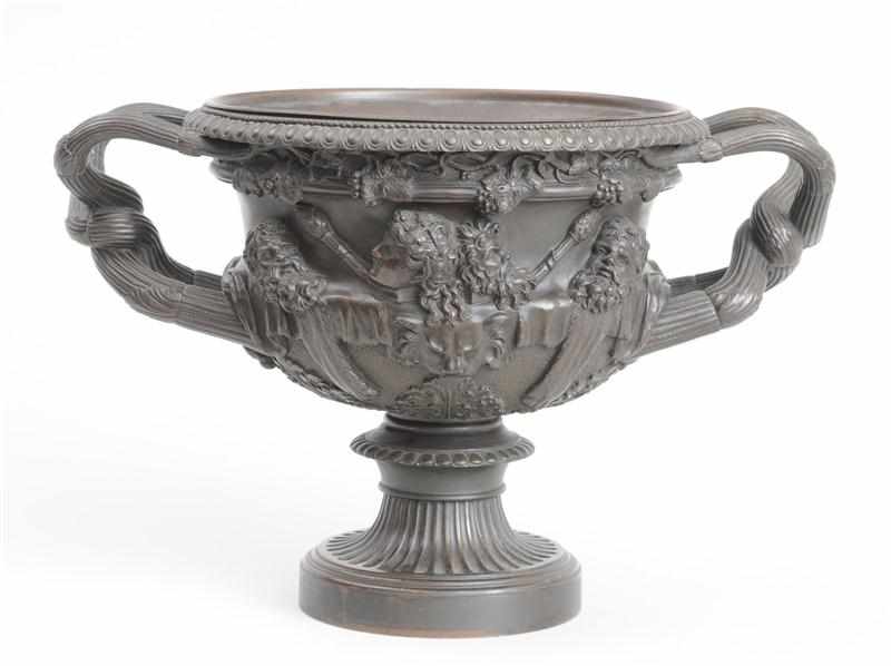 Appraisal: ITALIAN BRONZE MODEL OF THE WARWICK VASE Note The celebrated