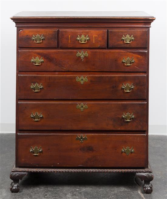 Appraisal: Sale Lot An American Mahogany Chest of Drawers late th