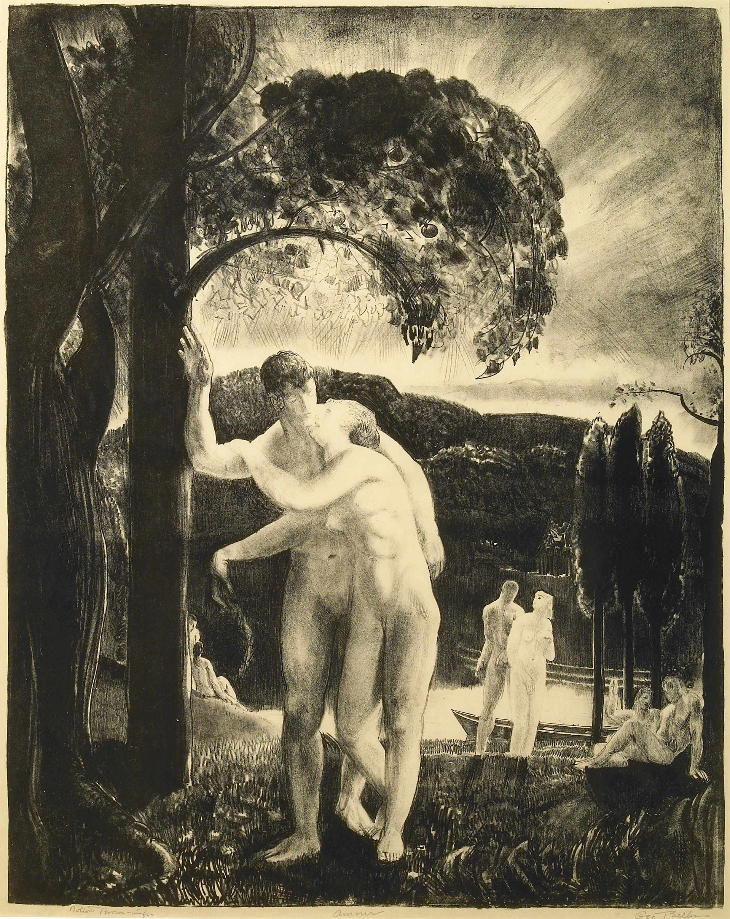 Appraisal: George Bellows American - Amour from Men Like Gods M