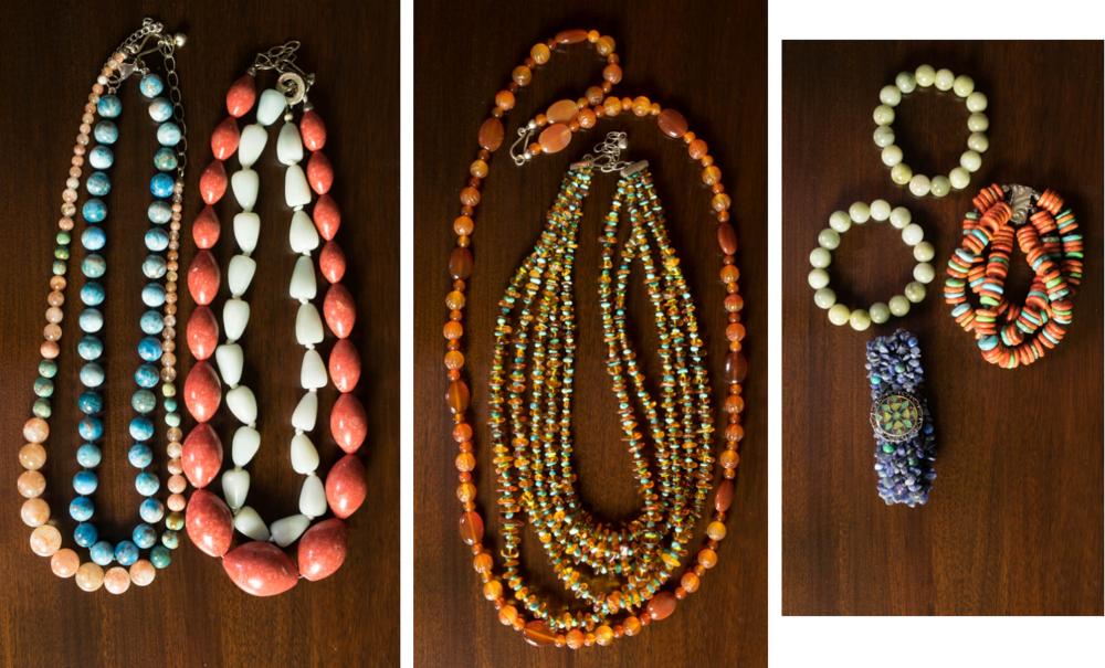 Appraisal: TEN ARTICLES OF DESIGNER BEAD JEWELRY - Jay King DTR