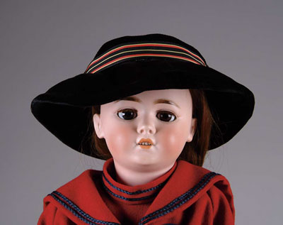 Appraisal: GERMAN BISQUE SCHOENAU HOFFMEISTER CHILD A large German girl with